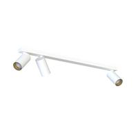 Lampe De Plafond Spot Intérieur Blanc Or 70 Cm Longue Orientable 3-Flammes GU10