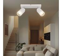 Lampe De Plafond Spot Réglable Blanc Chromé BigLight