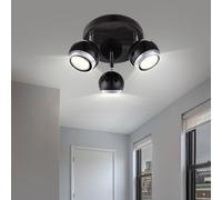 Lampe De Plafond Spots LED Design Rétro Années 70 Chromé Mobile 9W