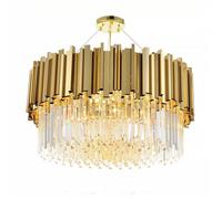 tooLight Lampe à Suspension APP601-C Lustre Plafonnier Éclairage de Plafond en métal, verre pour Salon Chambre Cuisine Couloir (or)