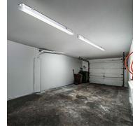 Lampe de Plateaux Zones Humides Lumière Garagenlampe LED Cave 6500K L 60 CM 2x