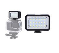 Lampe de plongée LED pour DJI Action/GoPro et plus encore - Étanchéité IPX8, batterie longue durée de 600 mAh, 4 niveaux de luminosité, charge de type C, support de griffe pour photographie