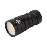 Lampe de Plongée Sous-marine, 18 000 Lumens, étanche à 100 M, avec 3 Modes, Lampe de Poche Sous-marine Rechargeable, Lumière Sous-marine pour Plongée de Nuit, Sports Nautiques