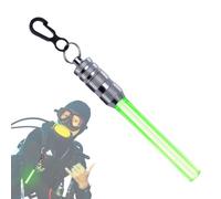 Lampe de plongée sous-marine étanche avec clip, 2 modes - Lumière LED de plongée constante allumée et clignotante, lumière de signal de plongée longue durée