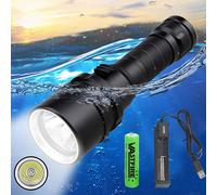 Lampe de plongée sous-marine, lampe LED à lumière noire, lampe professionnelle étanche IP68, torche de plongée sous-marine à ultraviolets.
