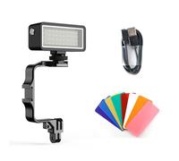 Lampe de plongée sous-marine pour appareil photo 40 m étanche avec batterie magnétique 2500 mAh compatible avec appareil photo