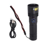 Lampe de poche 365 nm - LED de haute puissance 20W, détection professionnelle, lentilles noires, corps en alliage en aluminium, recharge rapide de type C, pour inspection et TE