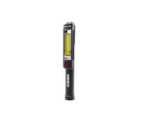 NEBO Lampe torche Big Larry 2 – 500 lumens, COB LED dimmable, clip de poche, base magnétique – Rouge