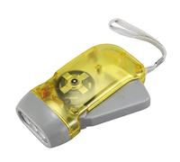 Lampe de poche à dynamo à 3 LED à manivelle pour camping