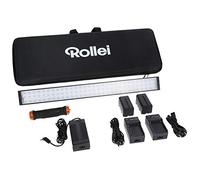 Lampe de poche à LED Rollei Lumen | Lumière vidéo bi-couleur RVB | Contrôle d'application | Lumière vidéo à LED adaptée au portrait, au produit et à la vidéographie