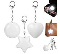 Lampe de poche à main avec capteur tactile LED, cercle, cœur, étoile, lampe de poche pour sac à main, rechargeable, mini lampe de sac à main, cadeau pratique pour petite amie, sœur, trajet, voyage