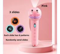 Lampe De Poche À Projection Animale Shoous Pour Enfants,Lampe De Poche Jouet,Éducation Précoce Du Bébé,Dessin Mignon,Amusant,Garçons Et Filles,Cadeau De Décrochage - Type 1 Pcs #B