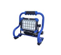 as - Schwabe Slimline Pro 46430 Projecteur de chantier LED 20 W, 2600 lumens - Avec puce OSRAM - Orientable en continu à 360° - Durée de vie : 50 000 h - Boîtier IP65 - Grille de protection - Câble de