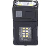 Lampe de poche COB LED magnétique rechargeable par USB à haute luminosité Tête de lampe rotative COB portable pour réparation