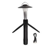 Lampe de poche de camping LED portable avec couvercle de lampe et torche de lampe de poche de support triangulaire pour la randonnée de camping survie de la pêche