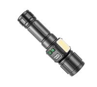 Lampe de Poche de Chargement, Affichage numérique, 9 Modes d ' éclairage, Corps en Aluminium pour Les urgences en Plein air, Lampe de Poche magnétique d ' Exploration