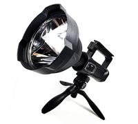 Lampe de Poche de Patrouille Projecteur LED à Mèche à Quatre Cœurs Longue Portée Haute Puissance Petit Super Trépied Tiré