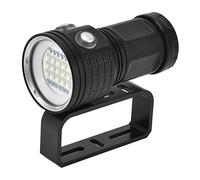 Lampe de poche de plongée 20000Lumen Lampe de poche de plongée sous-marine 27 LEDs Lampe de poche de plongée étanche 100m Lampe de plongée vidéo sous-marine Lampe de plongée étanche pour l'extérieur