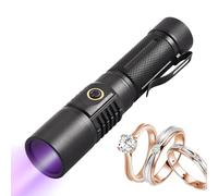 Lampe de poche de suivi du sang - Accessoire portable rechargeable multifonction pour animaux de compagnie - Lampe de poche UV pour suivi du sang - Pour l'extérieur, chien, chat, urine, lit sombre