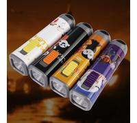 Lampe de Poche d'Halloween, EverBrite, Jeu de 4 Pieces Petite Lampe LED 1W avec 3 Piles AAA, Mini Lampe Torche, Cadeaux d'Halloween