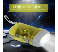 Lampe de poche dynamo à 3 LED, lampe de camping à manivelle de presse à main