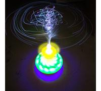 Lampe De Poche Électrique En Forme De Couronne, Gyro Ufo, Musique Nocturne, Flash Optique Avec Gyroscope Triangulaire, Couleur Escargot, Fiber Aléatoire, A7t2