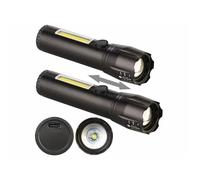 Lampe de poche et de travail - PEARL - 130 lm - Rechargeable - LED COB - 2 modes lumineux