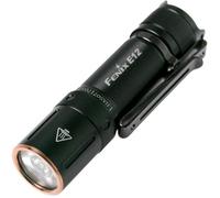 Fenix Lampe de poche E12 V2.0 – Étanche, Noir, 77,6 mm