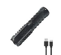 Lampe de poche forte lumière des forces spéciales, multifonction Mini lampe de poche LED super forte randonnée en plein air Camping distance d'irradiation maximale 1500m [Classe énergétique a + + +]