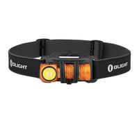 Lampe de poche frontale et angle Perun 2 Mini Kit avec bandeau 1100 lumens Olight - Orange