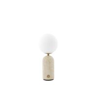 Globen Lighting Lampe de table portable Torrano Travertin beige