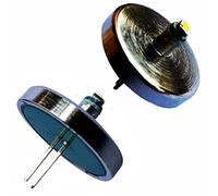 Lampe de poche LED 1 W Ø 3 V 2 AAA Mise à niveau compatible avec Mini Maglite 2 AAA CNC Lampe de poche de rechange Blanc 7500 K