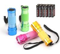 Lampe De Poche Led 4-Pièce - Everbrite Lampe Torche Avec Poignée Brillée Pour Travail Cyclisme Camping Lecture Promenade Randonnée 12 X Aaa Piles Incluses