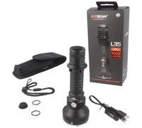 Lampe de poche LED AceBeam L35 avec max. 5000 lumens et jusqu'à 480 mètres, sans accu