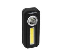 Zenitech Lampe de poche LED/COB - 300lm - avec piles