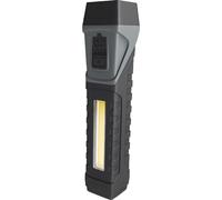 Lampe de poche LED COB à tête rotative Lampe portative à pince Lampe de travail à queue magnétique Eclairage 5 modes Lampe de secours d'urgence Etanche IPX4 Type-C Rechargeable