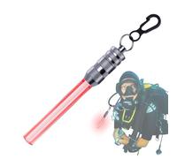 Lampe de poche LED de plongée avec lumière d'avertissement clignotante | Lampe torche sous-marine LED longue durée alimentée par piles pour équipement de plongée sous-marine