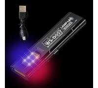 Lampe de poche LED multi-mode - Lampe de travail magnétique | Lampe torche rechargeable USB 800 mAh | 5 modes d'éclairage, aimant inférieur et clip arrière pour réparation automobile, camping, atelier