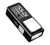 Lampe De Poche LED Portable - Lampes De Poche LED 6 X 3 X 2 Cm, Torche À Faisceau Réglable, Lumière Légère Et Étanche, Lampe De Poches Puissante, Torche Extérieure Compacte Pour Le Camping De Nuit