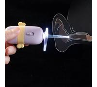 Lampe De Poche Led Pour Nettoyer Les Oreilles De Bébé, Stylo Endoscope, Cuillère De Nettoyage Des Oreilles, Curette Légère, Cuillère Avec Loupe, Élimination De La Cire D'oreille