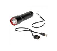 KS Tools - 550.1242F - Lampe torche - lampe led - lampe torche led ultra puissante - lampe de poche rechargeable