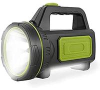 Lampe de poche LED rechargeable avec lumière latérale haute performance 13500 lumens 6000 mAh Batterie portable et étanche pour urgence, randonnée, camping (avec lumière latérale)