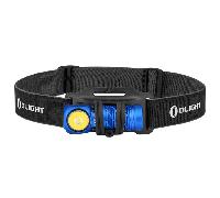 Lampe de poche LED rechargeable Olight Perun 2 Mini (Bleue) avec bandeau pour lampe frontale