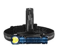 Lampe de poche LED rechargeable Olight Perun 3 (Bleu Minuit) avec bandeau pour lampe frontale