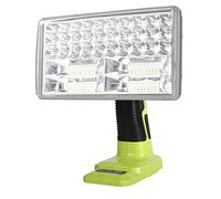 Lampe de Poche LED sans Fil 3300LM Powered by Ryobi 18V One + Piles NiCd-NiMH P197 P108 YEX-BUR 30W Lampe de Poche portative