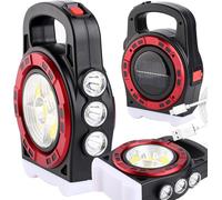 Lampe de poche LED solaire portable rechargeable Powerbank