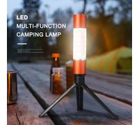 Lampe De Poche Led Télescopique Rétractable, Rechargeable, Avec Des Écrous Sur Trépied, Idéal Pour Le Camping, La Pêche, Le Vélo Ou La Table