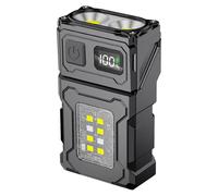 Lampe de poche magnétique avec clip | Lampe de travail magnétique avec clip | Lampe de poche compacte | Lampe de poche magnétique portable, lampe de poche compacte pour l'extérieur