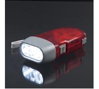 lampe de poche main appuyant sur dynamo manivelle puissance liquidation torche lumière main presse manivelle camping lampe lumière