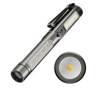 Lampe de poche médicale de diagnostic, lampe torche rechargeable, lampe de poche LED réutilisable avec batterie intégrée, indicateur de pupille pour médecin, infirmière, urgentiste